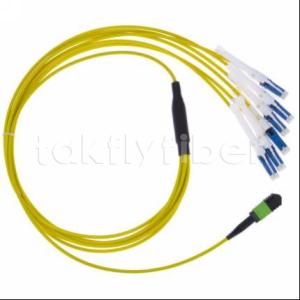 China 24 Core MPO MTP Fiber Optic Connector with APC Simplex SC Connector Type and Installation Tensile Load 100N on sale China 24 Core MPO MTP Fiber Optic Connector with APC Simplex SC Connector Type and Installation Tensile Load 100N on sale