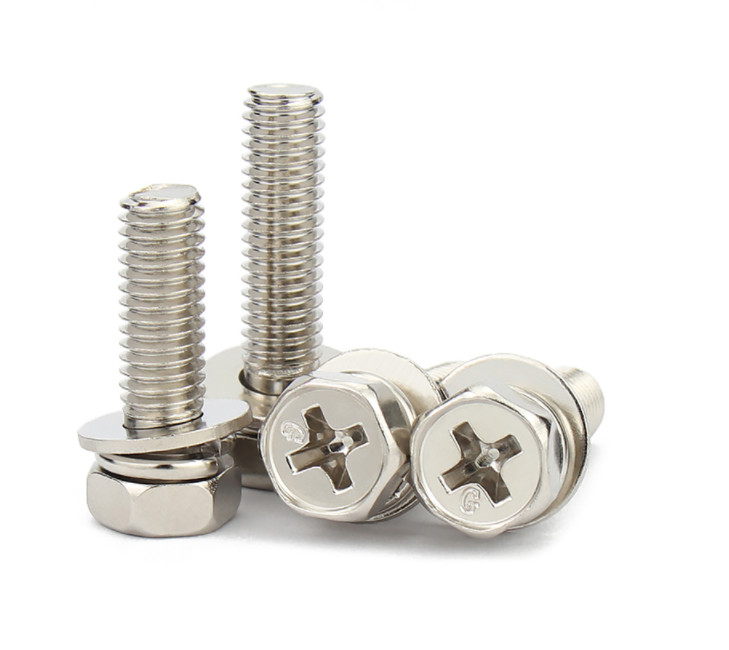 DIN933 DIN931 Cross Head Hexagon Bolt 904L Plain Hex Head Bolts And Nuts For Industry