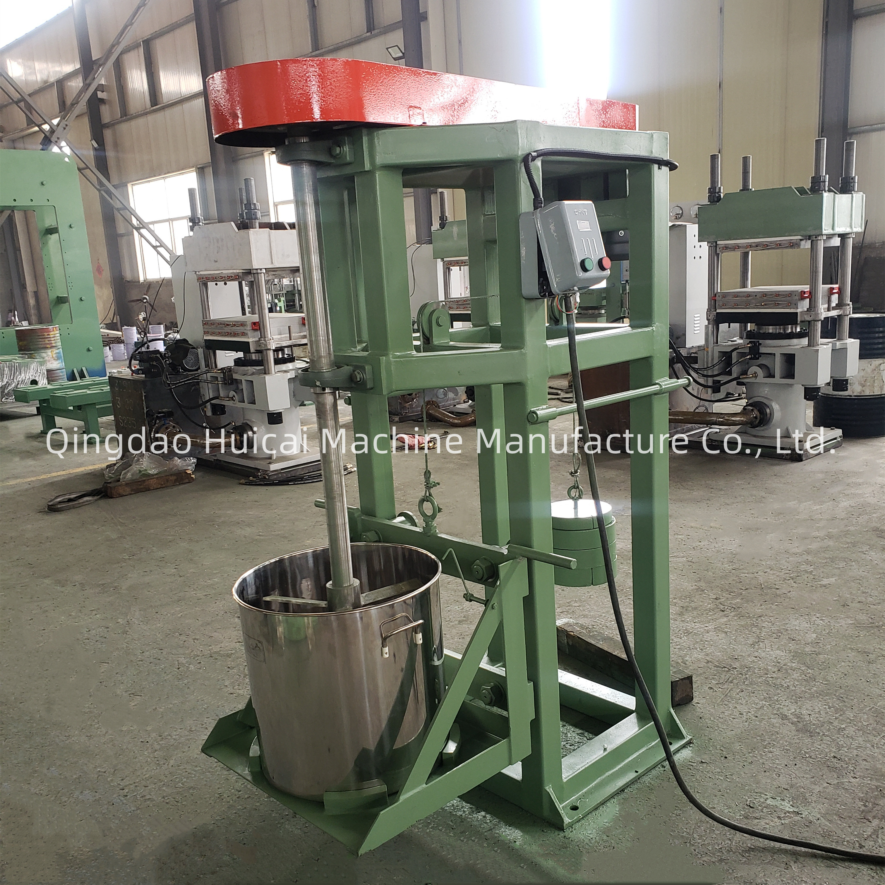 Long Service Life Rubber Tiles Vulcanizing Press Machine with Plate Clearance of 125 mm