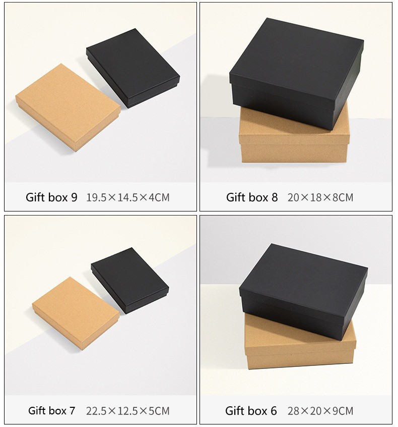 13*7*6cm Kraft Custom Paper Packaging Box For Gift 4c Print