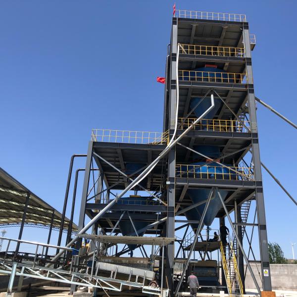 PLC Controlled 50 TPH 100 TPH Sand Washer Washing Process Plant for Silica Sand