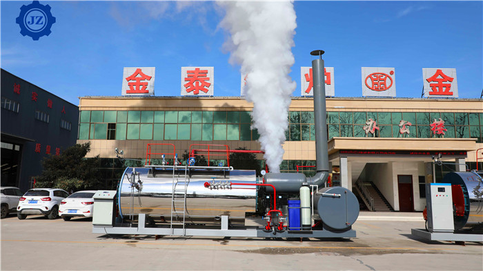 4 T/H 4000kg Industrial Gas & Oil Fired Horizontal Steam Boiler For Saunas Laundry