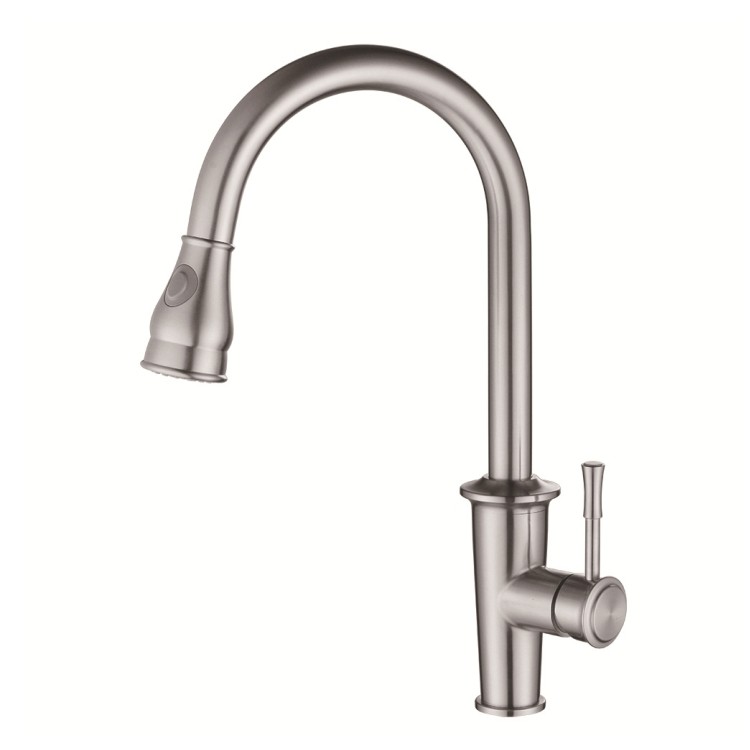 35mm Ceramic Stainless Steel Kitchen Faucet Cartridge Pull Down Kitchen Tap Mixer
