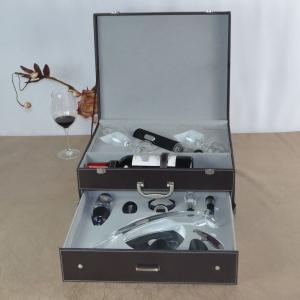  Deluxe Wine Accessories Gift Box With Cordless Design Electric Polyresin Wine Opener Manufactures