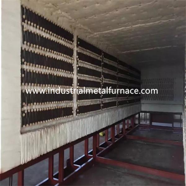 1250℃ Electrical Car Bottom Furnace 3000×1000×1000mm Independent Temperature