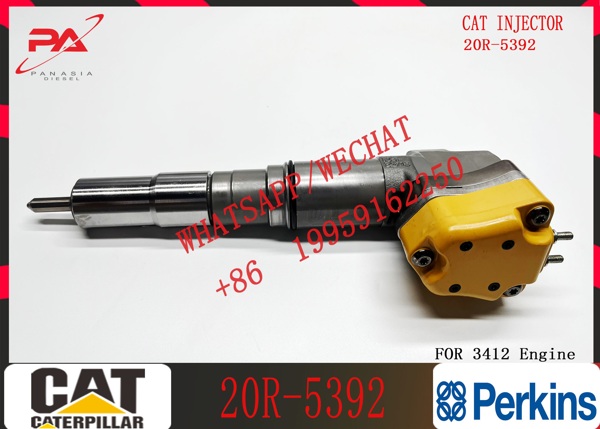 Diesel Injector 232-116720R-0760 173-9272 232-1173 196-1401 222-5966 173-9268 20R-5392 for 3412E engine