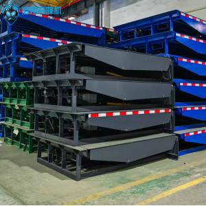 Adjustable Hydraulic Dock Plate 10 Ton Warehouse Loading And Unloading Platform
