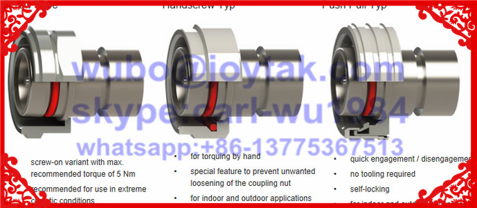 4.3-10 connector Male solder type for 1/2 cable high quality Tri-alloy body PIM ≤-160dBC