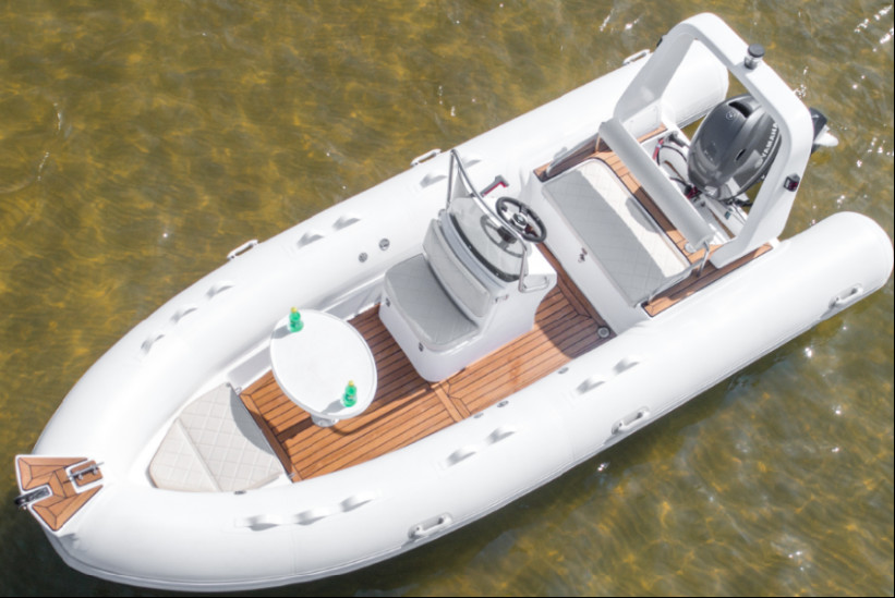 2022 PVC rigid rib boat 5m rib500 with foldable dining table