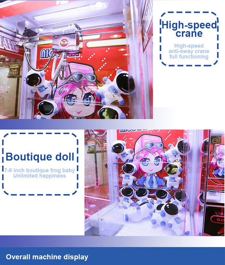 Crane Game Machine High Profit Custom Toys Claw Vending Machine