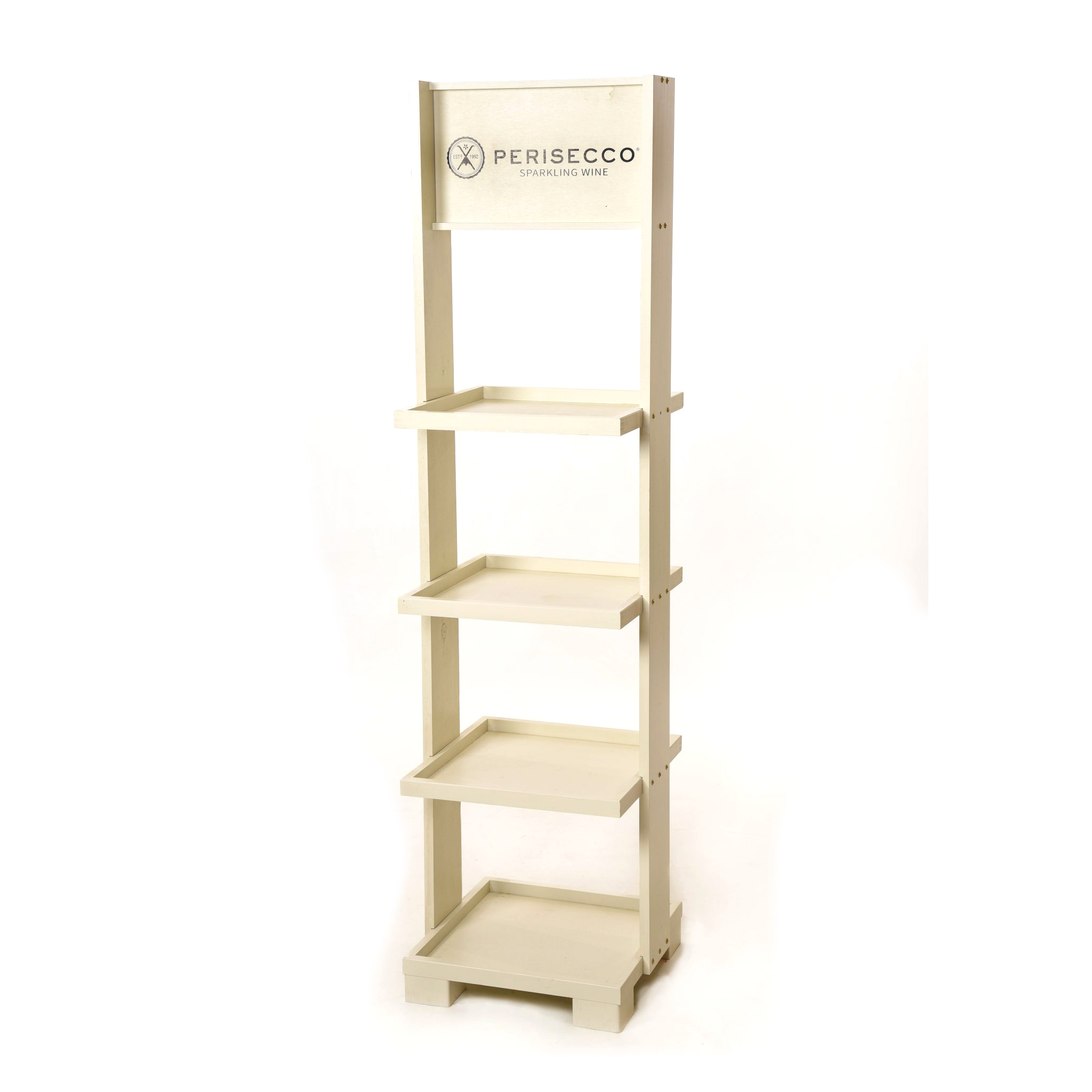 6 Layers Freestanding Display Stand Wood Food Display Stands For Food Store