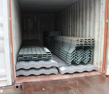 Shop Primer Finish 1.6mm 2.0mm Corten Steel Shipping Container Corrugated Side Wall Panel for Modified Containers