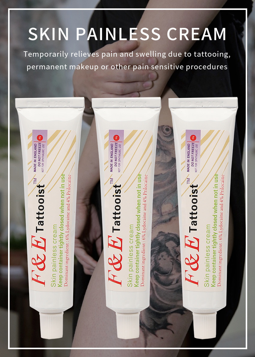 Original Highly Effective 30g F&E Tattooist Numb Cream Topical Anesthetic Cream Tattoo Supply