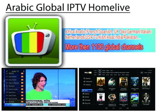 IPTV Subscription Arabic OSN UK Spain German Italy Portugal USA Global 1100+