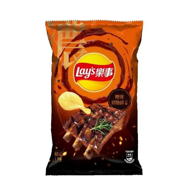 Lays Smoke Ribs Potato Chips 54g - Upgrade Your Wholesale Assortment of Asian