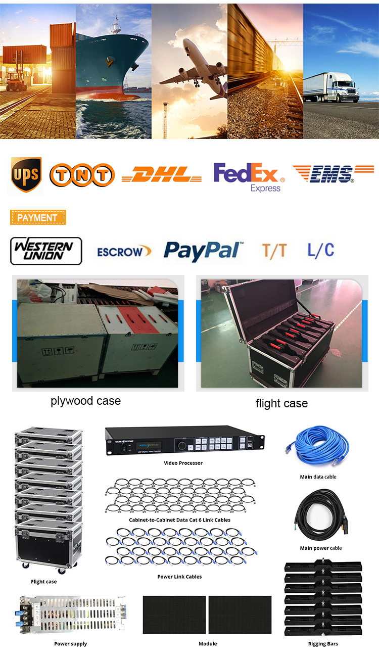 P3.91 P2.9 P3 Outdoor Rental Led Display Module Large TV 6500nit