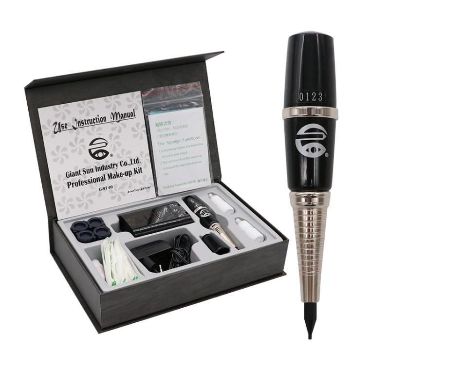 CE Eyebrow Tattoo Machine Kit / Temporary Microblading Machine For Semi Permanent Makeup