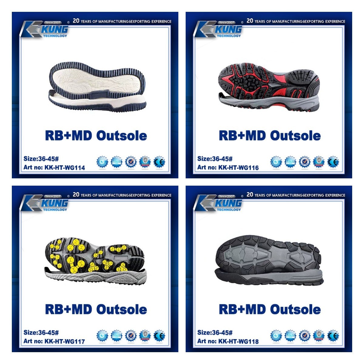 Anti Abrasion TPR Rubber Sole