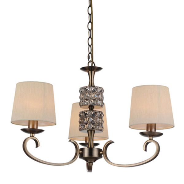 Floral crystal metal chandelier for home hotel lamp fixtures (WH-MI-19)