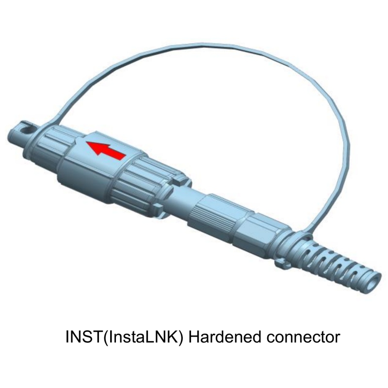 FTTA IP68 Waterproof Cable Connector Slim 9 Compatible with Huawei 9 in 1 FTTA Connector