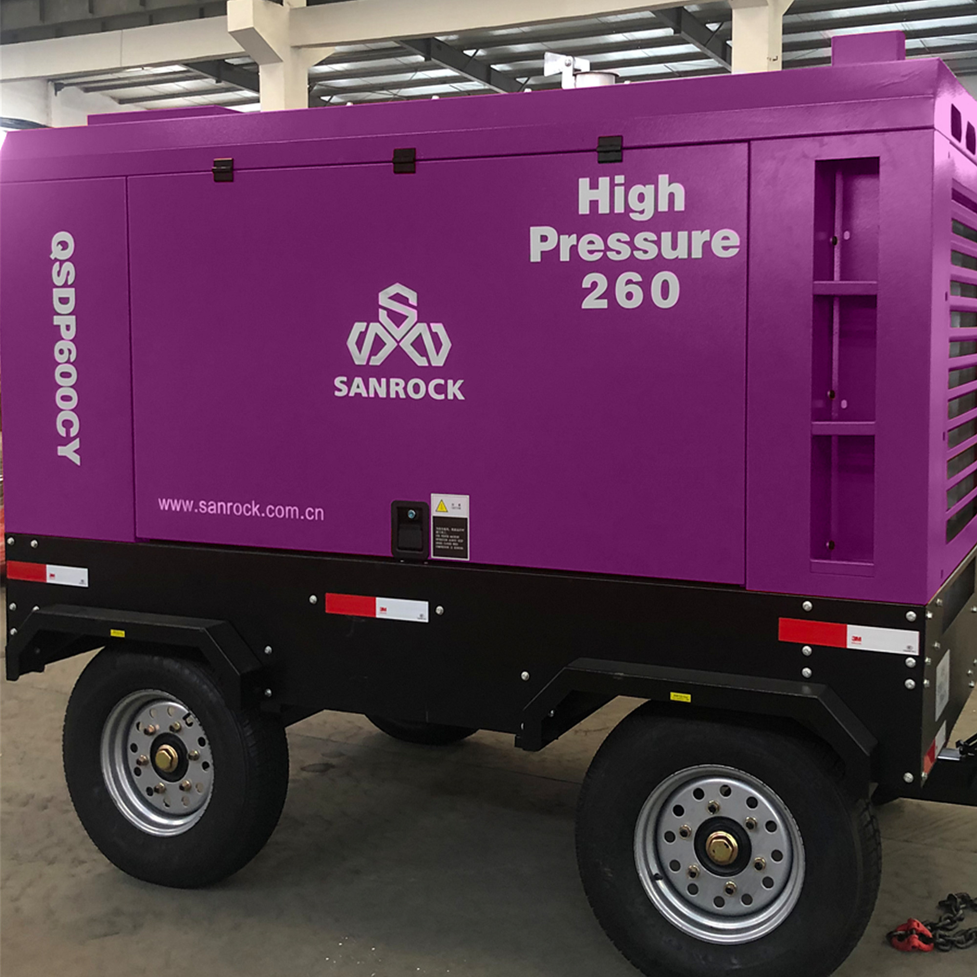 Mining High Pressure Diesel Screw Compressor Equipment