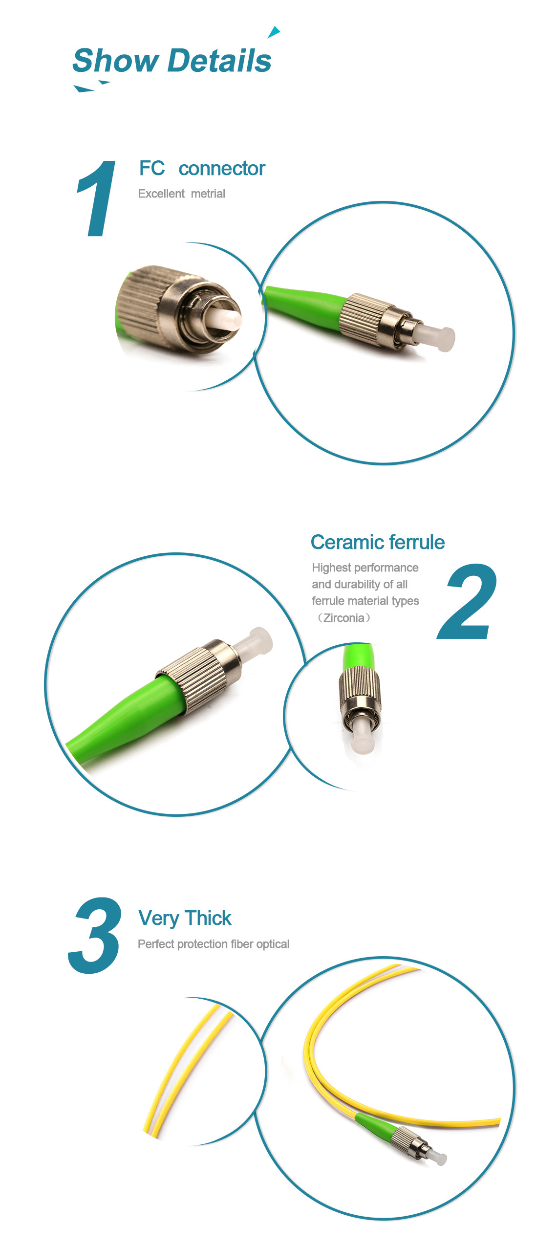 G657A1 Simplex 3.0mm LSZH Fiber Optic Patch Cable Single Mode Yellow Color