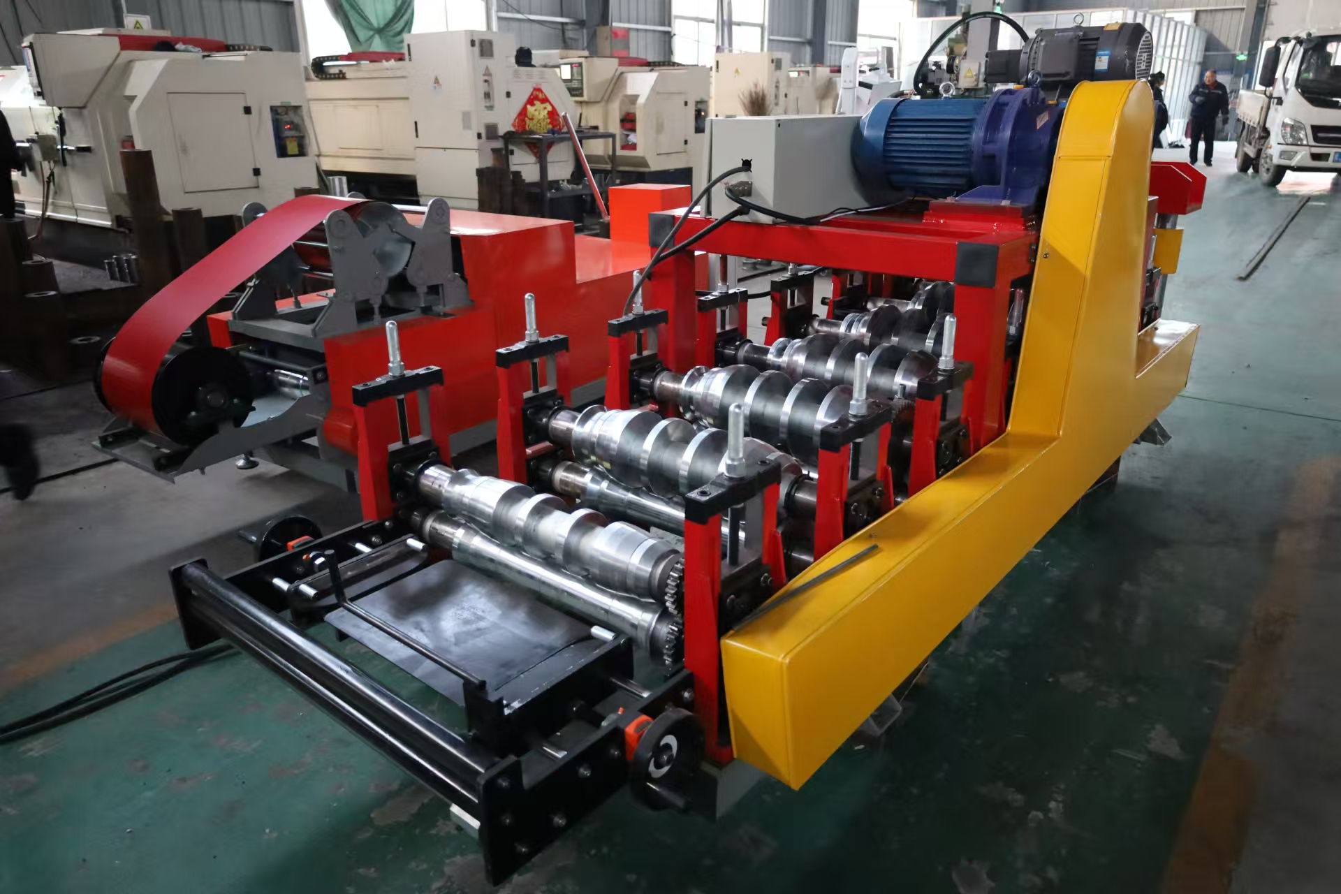 Snap Lock Portable Standing Seam Metal Roofing Machine