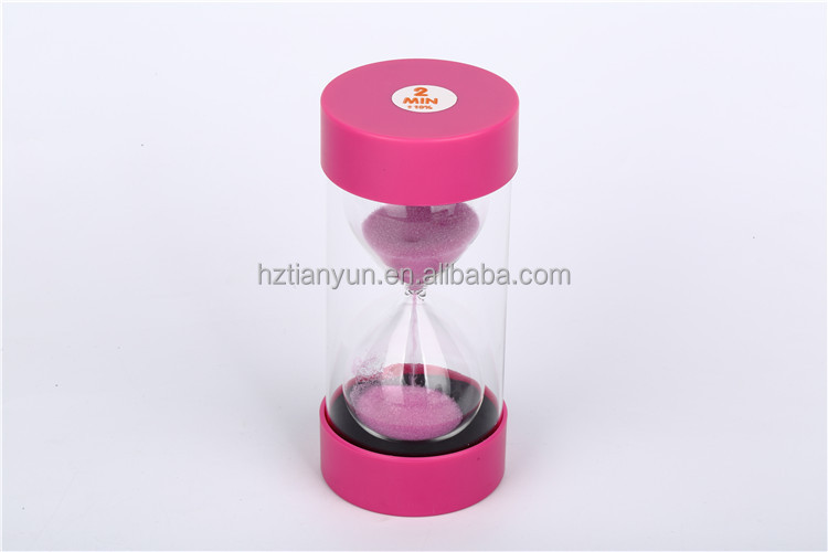 1-30 Minutes Plastic Hourglass Sand Timer Traditional Style