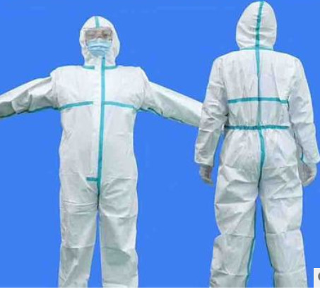 63 GSM PP+PE Disposable Protective Clothes