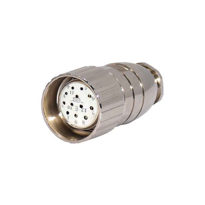 RIGOAL M23 Circular Connectors , 12P IP67 Electrical Power Connectors