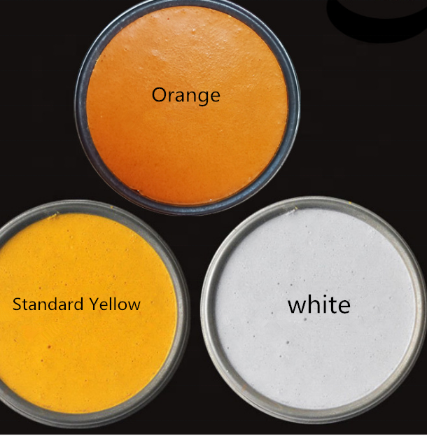 Hot Melt Thermoplastic Road Marking Paint Yellow / Customized Color Smooth And Flow