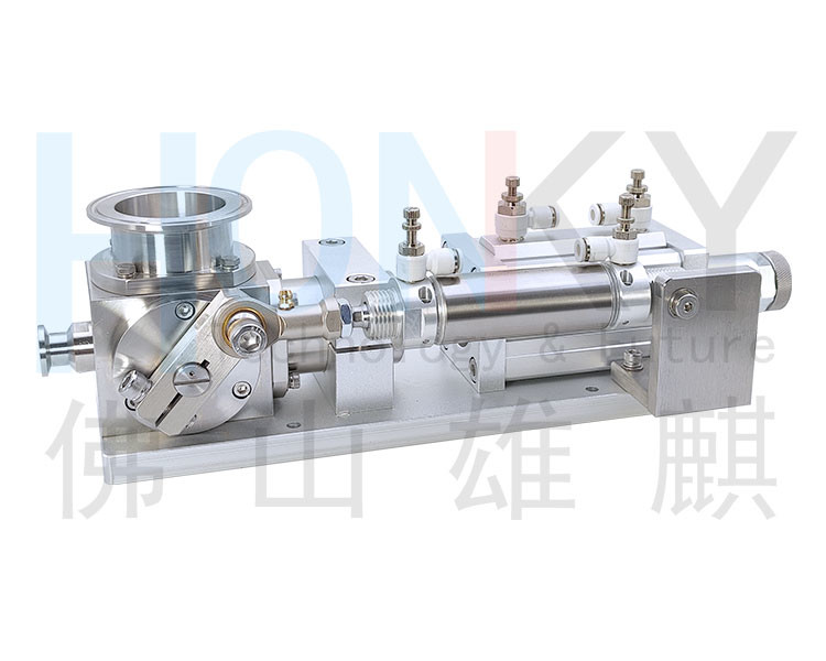 Air Driven Manual Adjustment OEM Rotary Valve Pneumatic Piston Filling Pump With Oem Service For Cream Lotion Filling