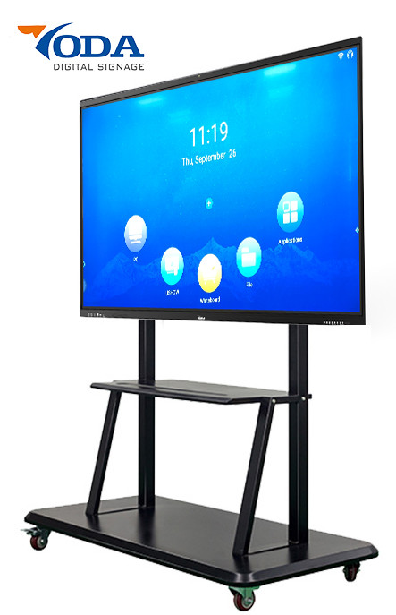  Conference Room 75in 220W 350cd/m2 Interactive LCD Panel Manufactures