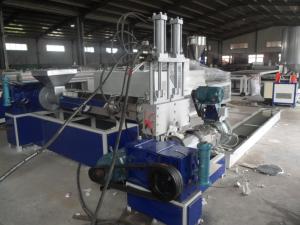 Non-Woven Recycled Granule Plastic Extrusion Machine , Recycling Pelletizer Extruder Manufactures