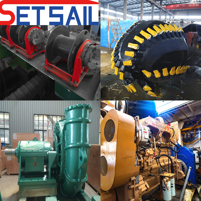 Full New Water Flow 2000m3 River Sand Cutter Dredger