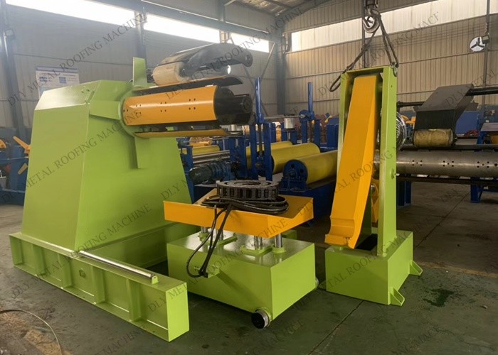 Auto Operation Hydraulic Steel Decoiler 1250mm Steel Coil Uncoiler