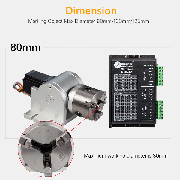 Cnc Rotary Axis Attachment For Laser Machine