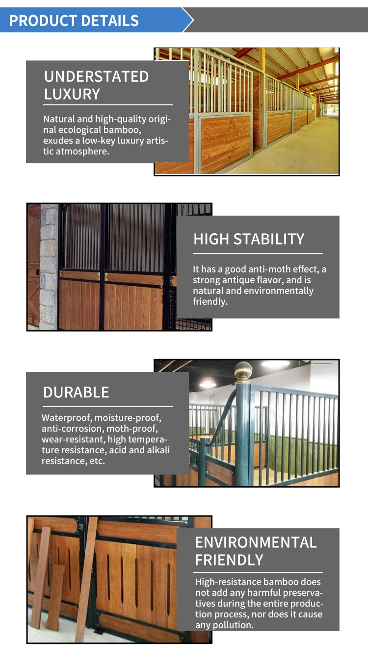 Outlet Horse Stables Customized Racecourse Equestrian Club Fence Construction Panels