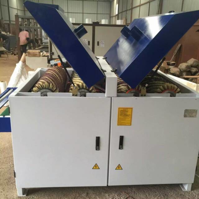 Disc sanding brushes rollers wood sanding machine for MDF cabinet