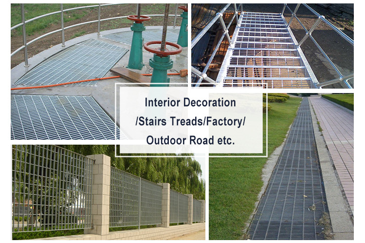 Hot Dipped Galvanized Expanded Steel Grating Mesh Road Trench Drain Grating Cover Floor