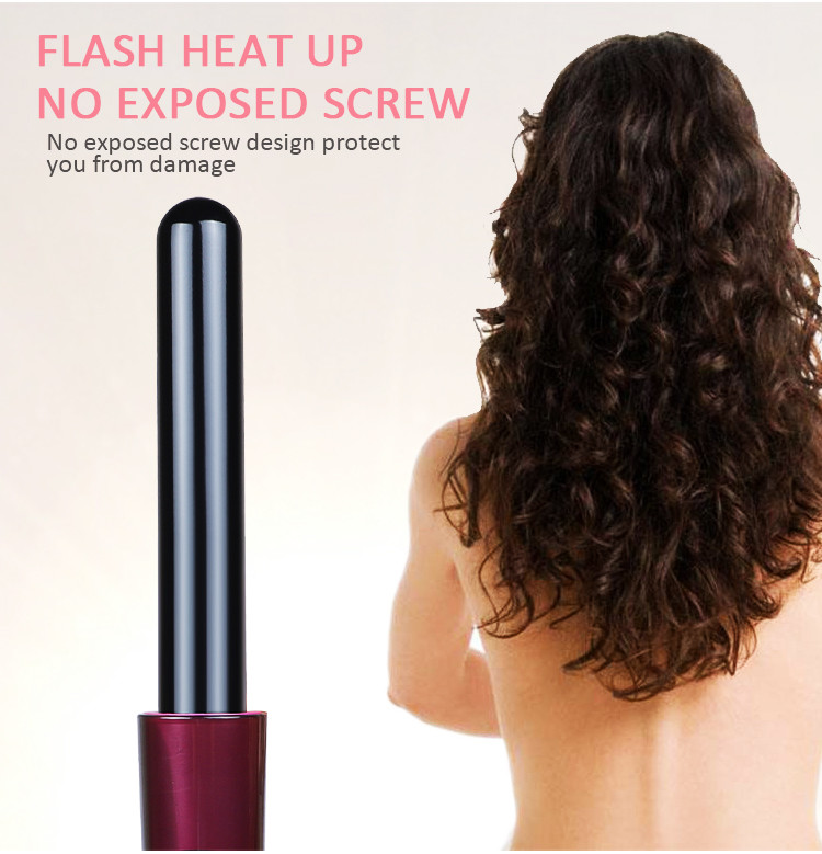 Professional Ceramic Curling Iron FCC certificated For All Kind Of Hair