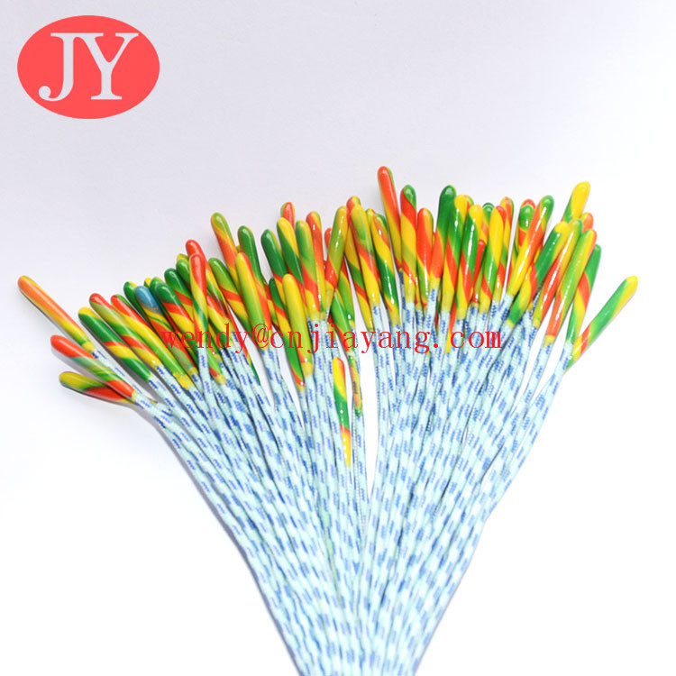 Distinctive Sport Shoes shoelace charm Custom Design Shoelaces Metallic tip Shoelaces aglets yeezy
