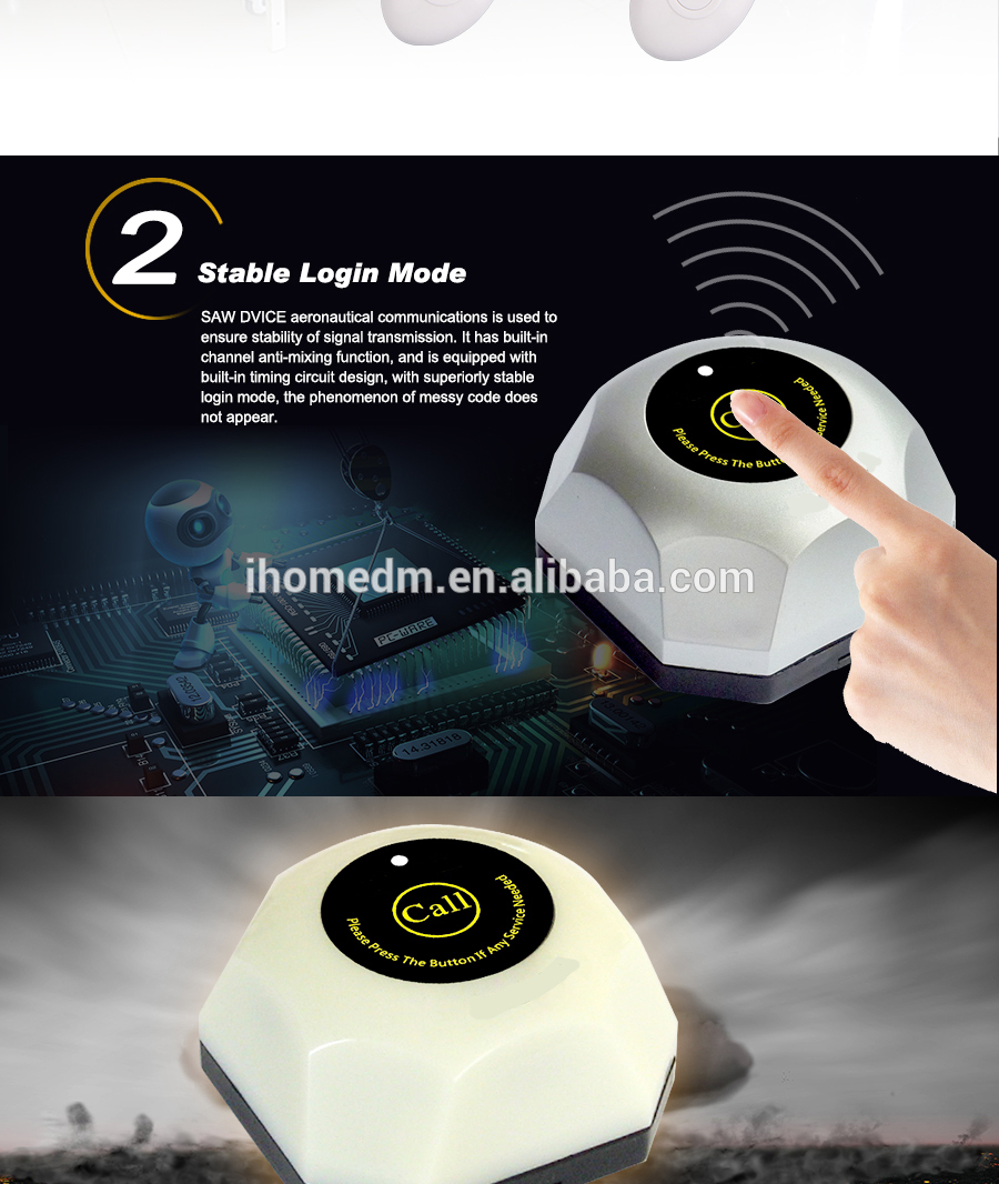 Hospital Wireless Emgency Alarm Nurse Call System