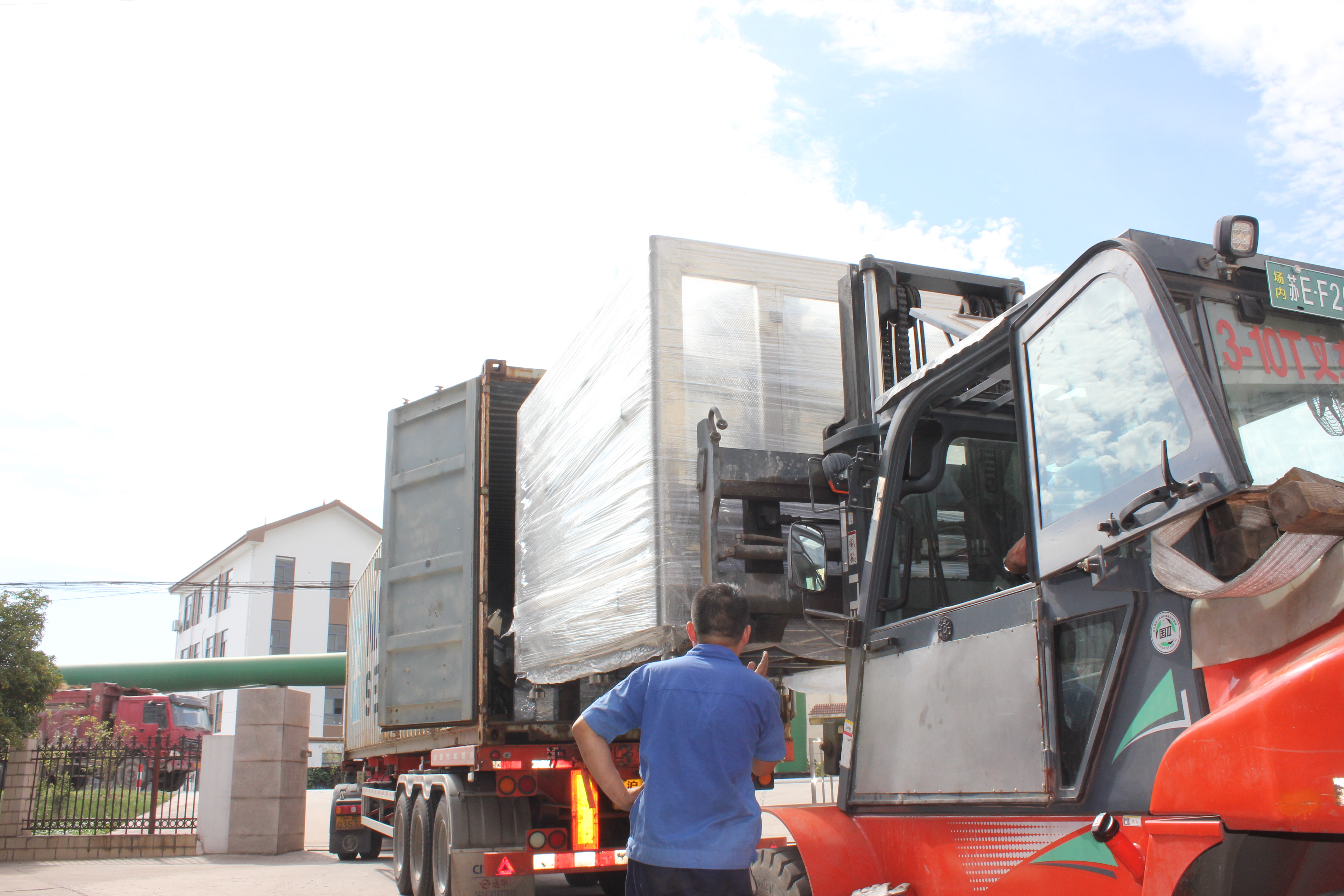 20-40 Pallet/h Shrink Packing Machine Shrink Tunnel Packaging Machine Pneumatic Driven