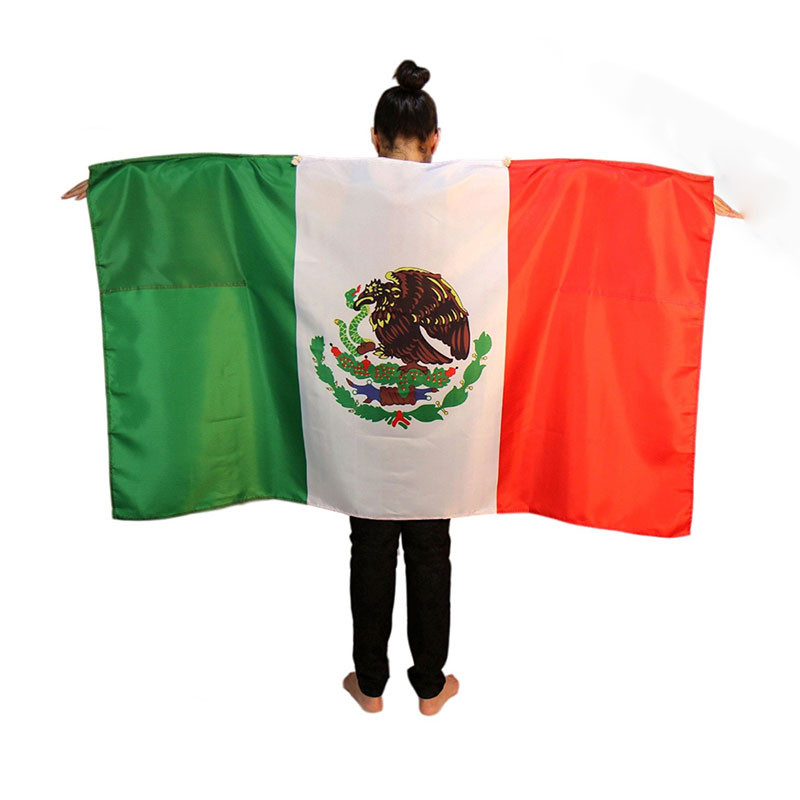 Single Layer 3X5 Flag Cape 100% Nylon All National Countries Custom