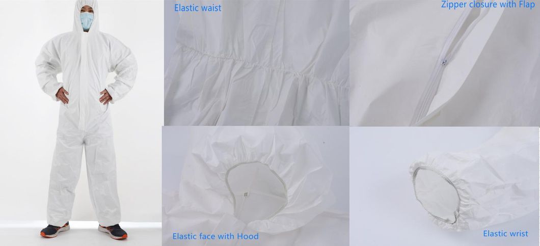 High Quality Waterproof Tyvek Disposable Coverall