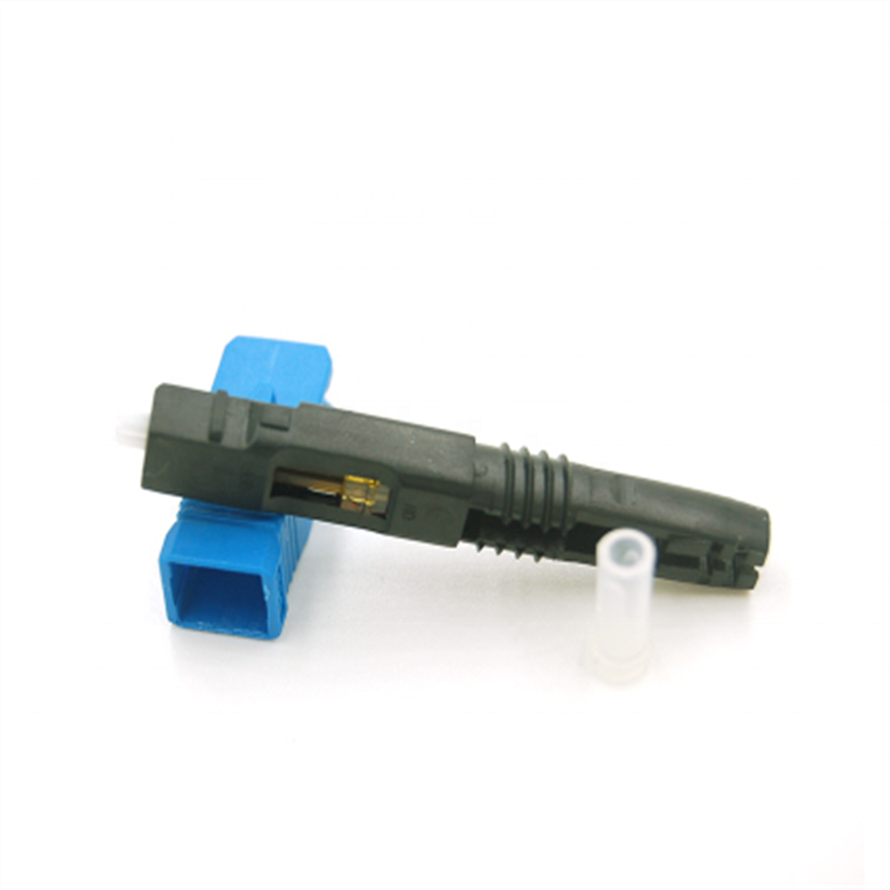 Factory direct blue green color SC/PC fiber optic fast connector