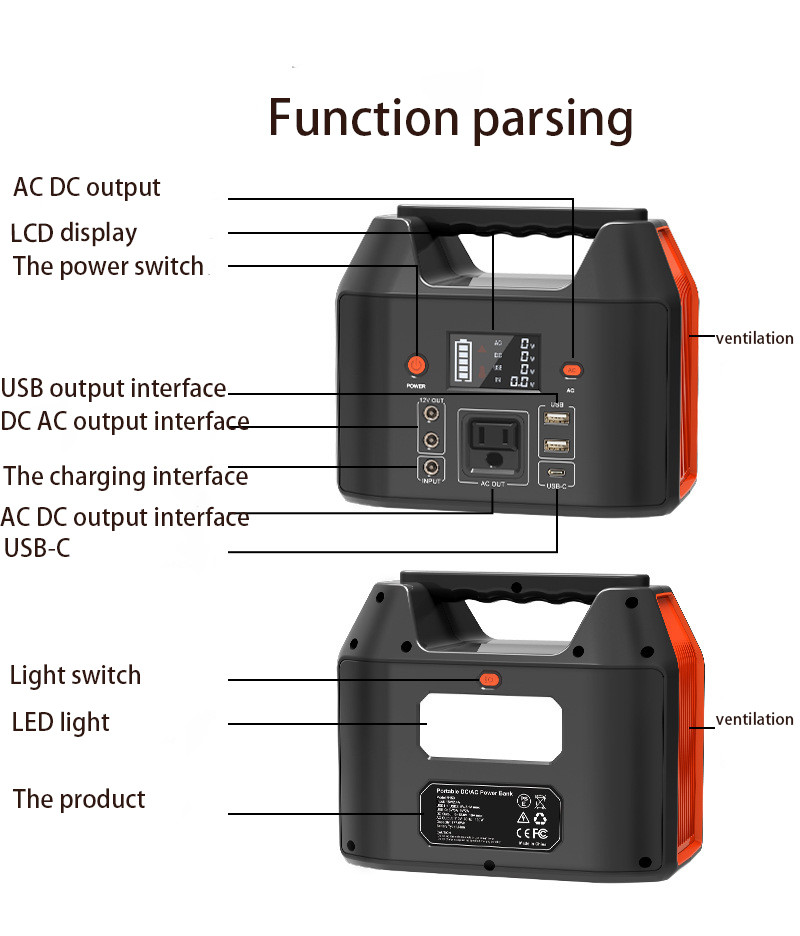 portable dc to ac converter 150w portable power inverter