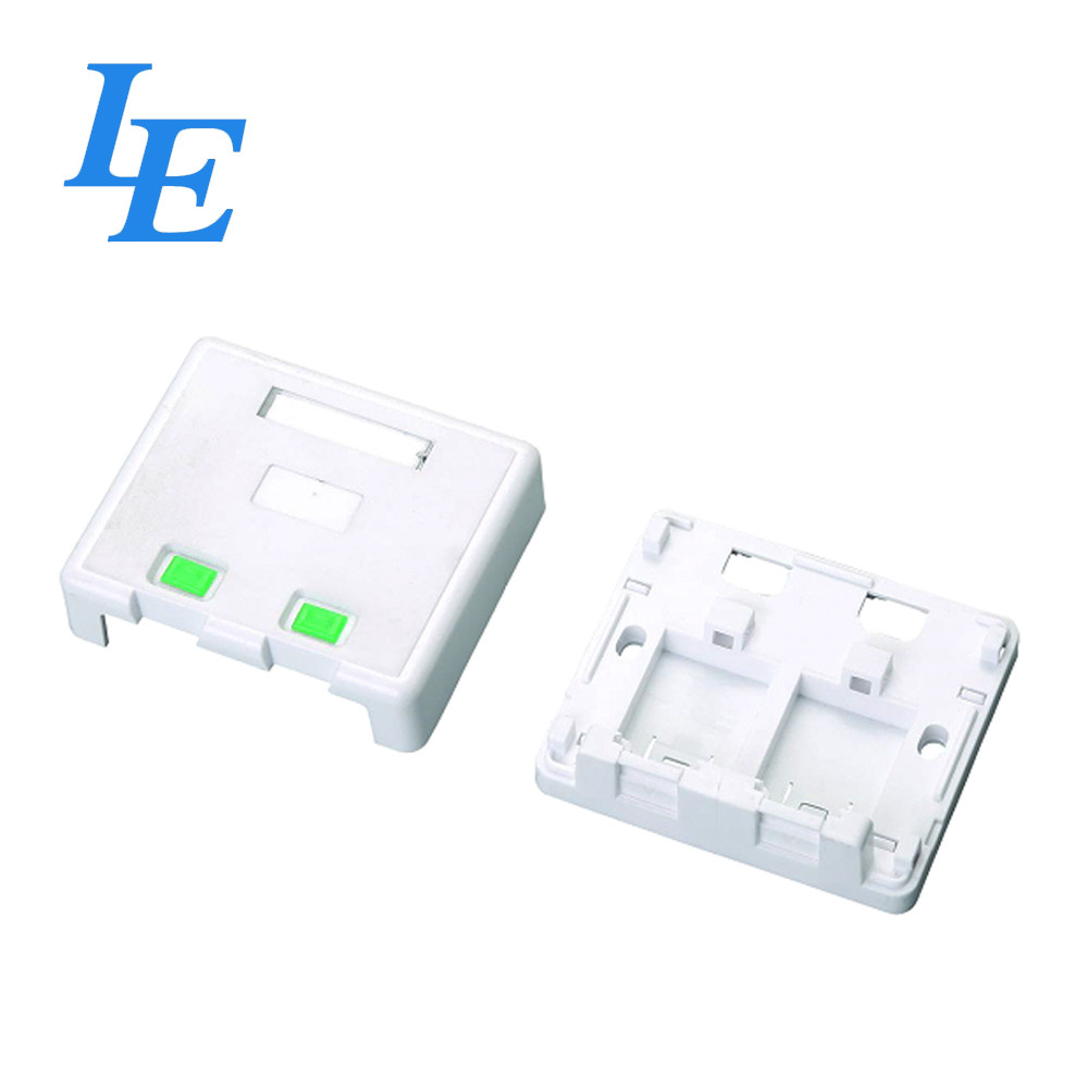 RJ45 Cat6 UTP Surface Mount keystone jack box
