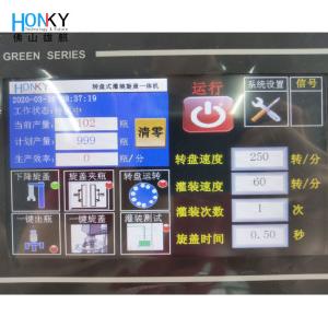 Desktop Vial Filling Capping Machine with Ceramic Pump - 40BPM Filling